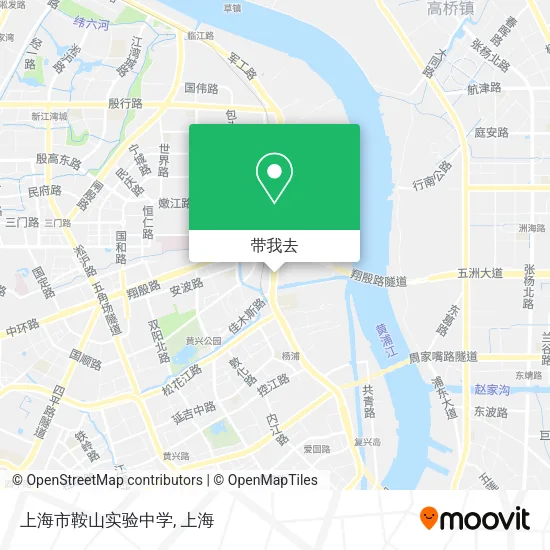 上海市鞍山实验中学地图