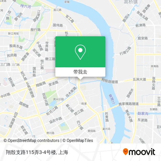 翔殷支路115弄3-4号楼地图