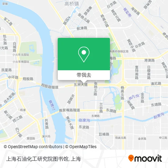 上海石油化工研究院图书馆地图