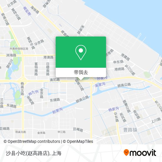 沙县小吃(赵高路店)地图