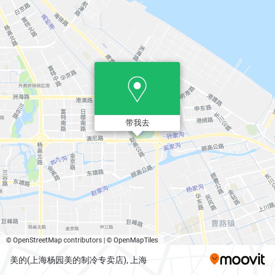 美的(上海杨园美的制冷专卖店)地图