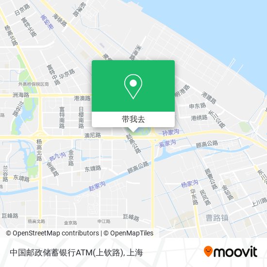 中国邮政储蓄银行ATM(上钦路)地图