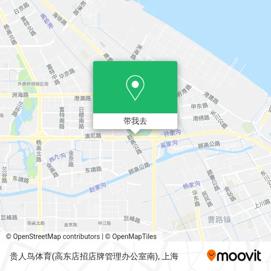 贵人鸟体育(高东店招店牌管理办公室南)地图