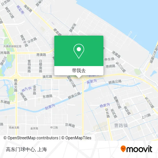 高东门球中心地图