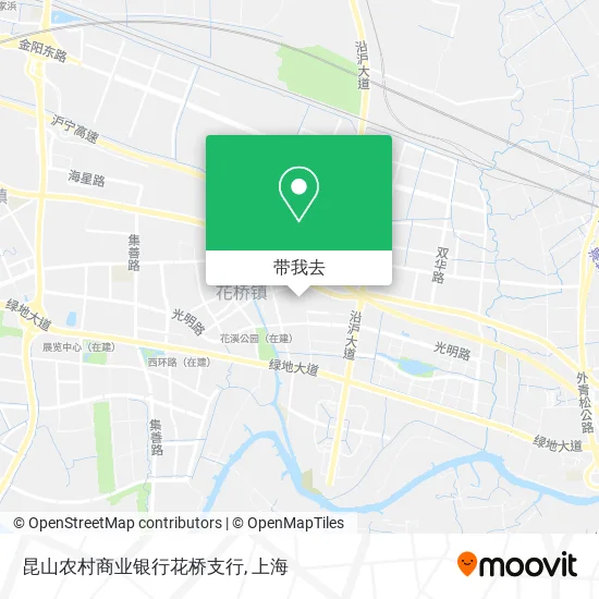 昆山农村商业银行花桥支行地图