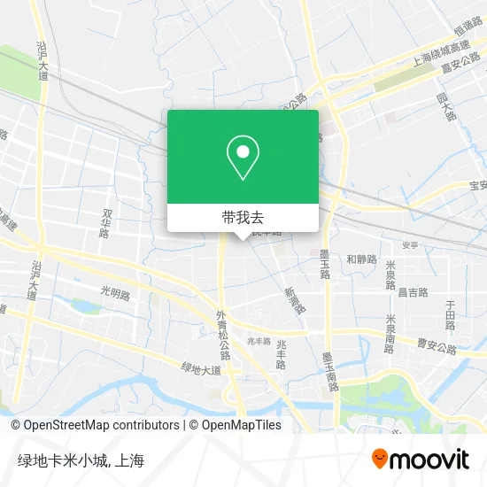 绿地卡米小城地图