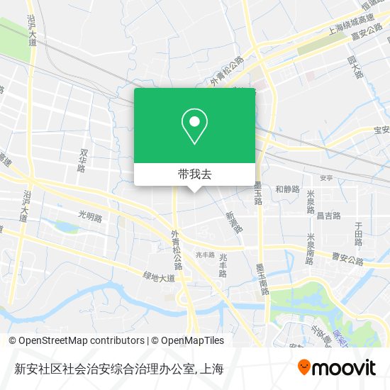 新安社区社会治安综合治理办公室地图
