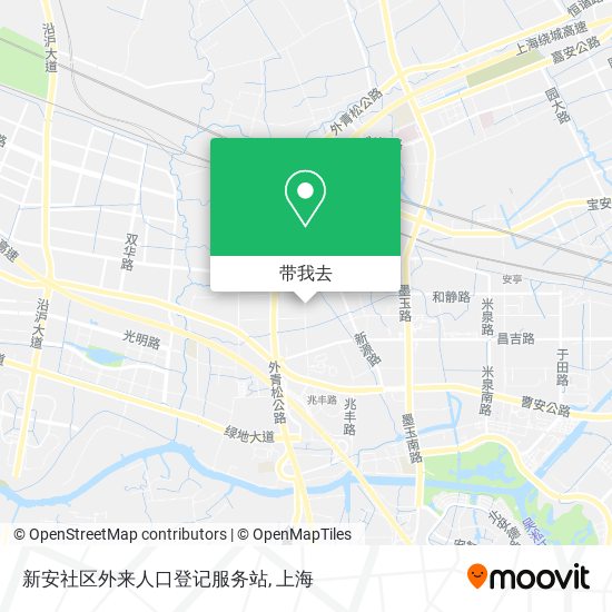 新安社区外来人口登记服务站地图