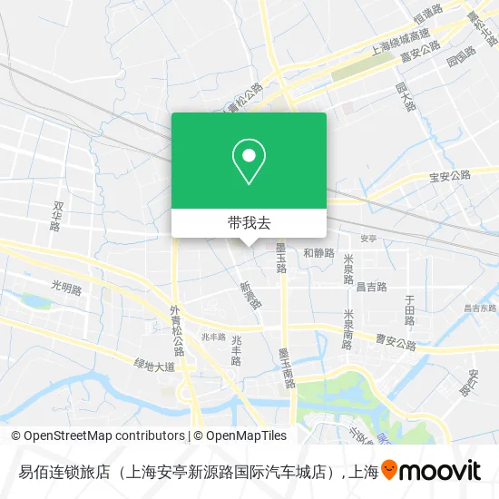 易佰连锁旅店（上海安亭新源路国际汽车城店）地图