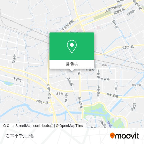 安亭小学地图