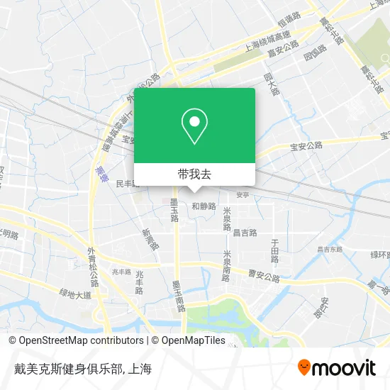 戴美克斯健身俱乐部地图
