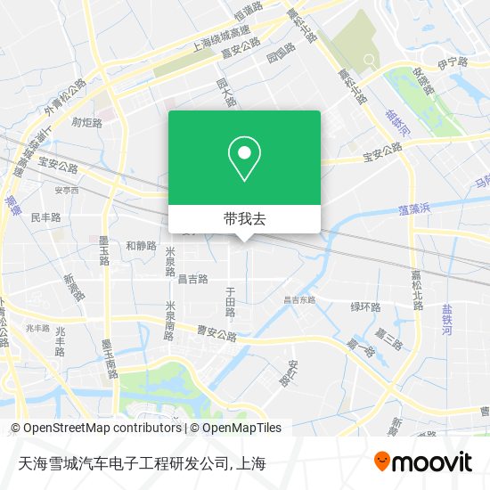 天海雪城汽车电子工程研发公司地图