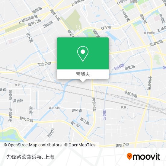 先锋路蕰藻浜桥地图