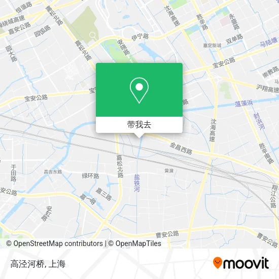 高泾河桥地图