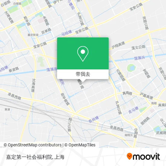 嘉定第一社会福利院地图