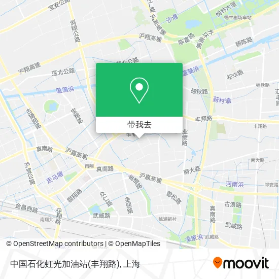 中国石化虹光加油站(丰翔路)地图