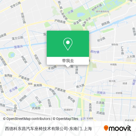 西德科东昌汽车座椅技术有限公司-东南门地图