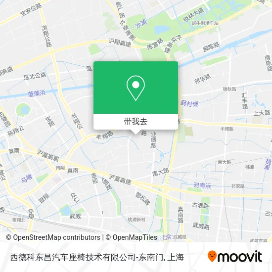 西德科东昌汽车座椅技术有限公司-东南门地图