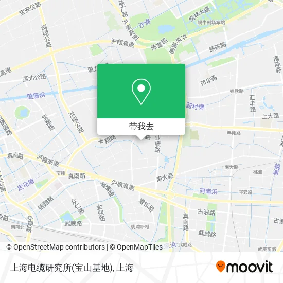 上海电缆研究所(宝山基地)地图