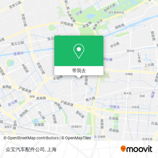 众宝汽车配件公司地图