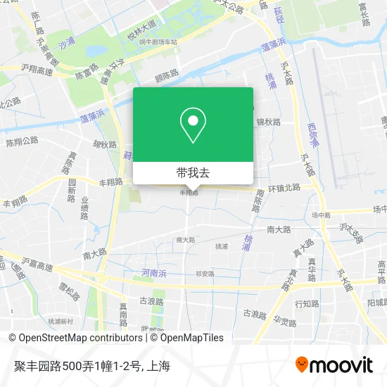 聚丰园路500弄1幢1-2号地图