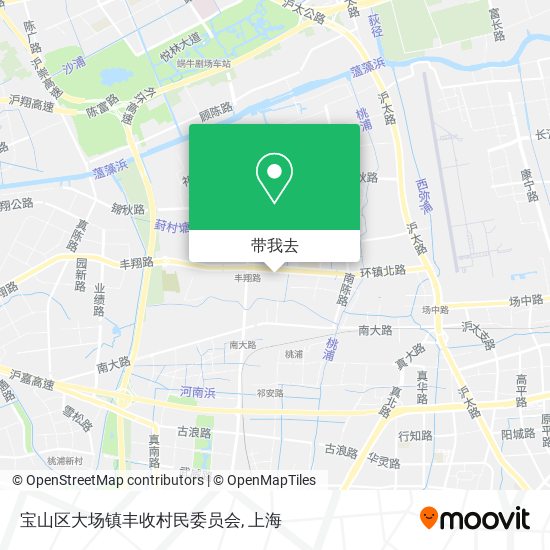 宝山区大场镇丰收村民委员会地图