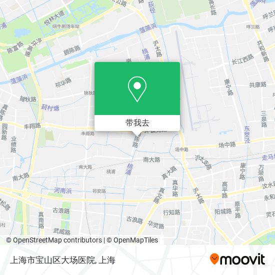 上海市宝山区大场医院地图