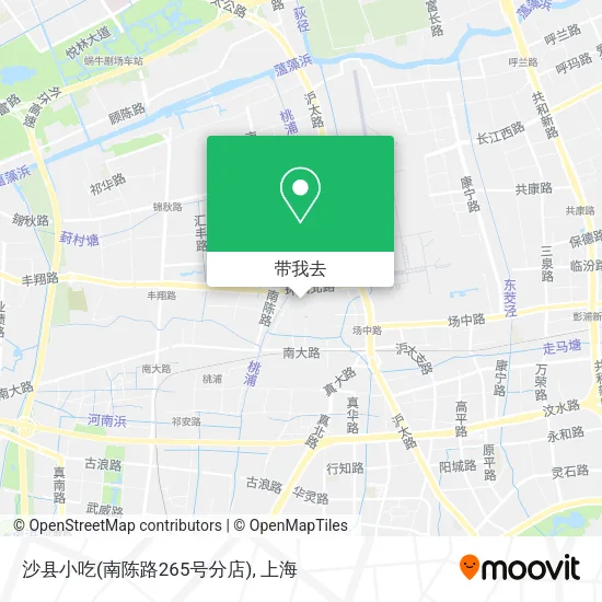 沙县小吃(南陈路265号分店)地图