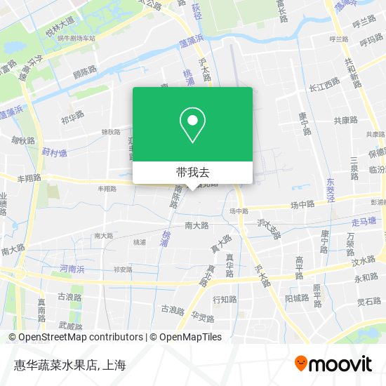 惠华蔬菜水果店地图