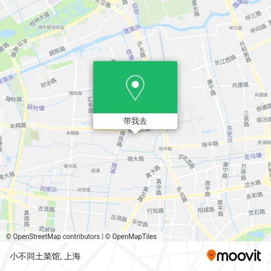 小不同土菜馆地图