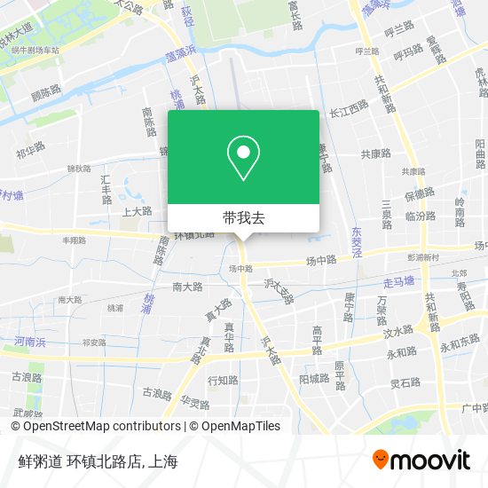 鲜粥道 环镇北路店地图