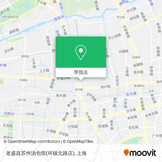 老盛昌苏州汤包馆(环镇北路店)地图