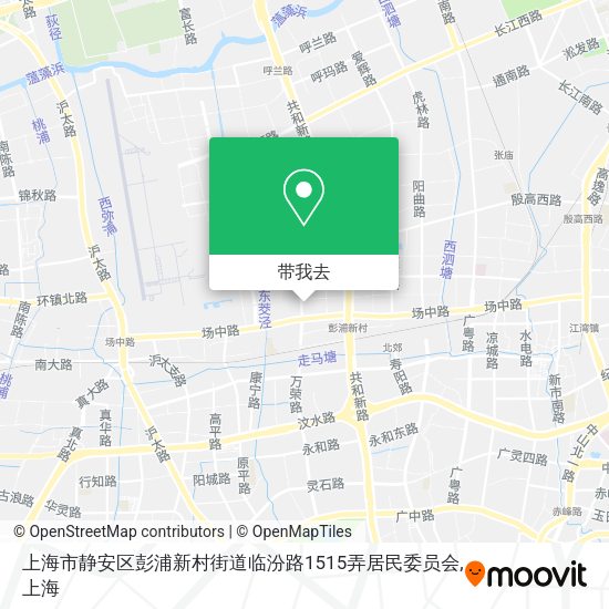 上海市静安区彭浦新村街道临汾路1515弄居民委员会地图