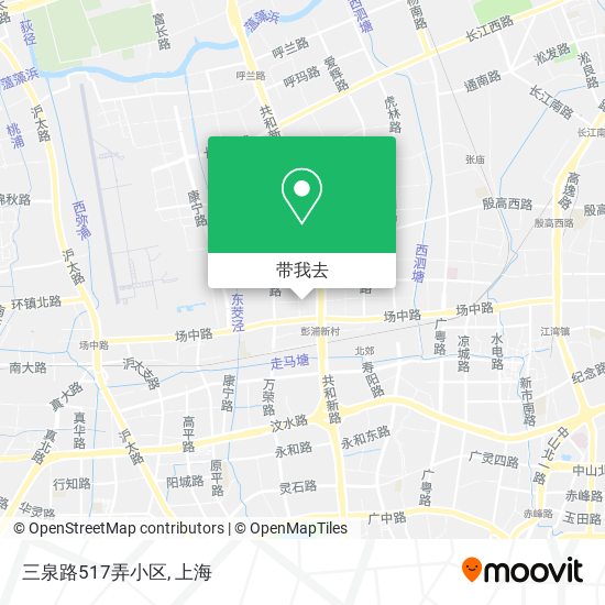 三泉路517弄小区地图