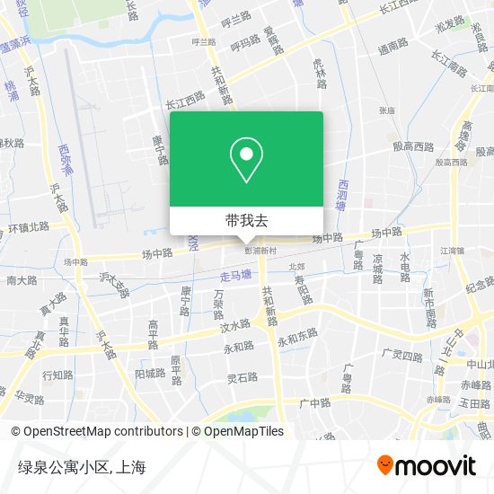 绿泉公寓小区地图