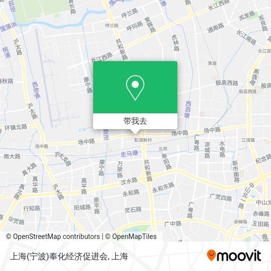 上海(宁波)奉化经济促进会地图