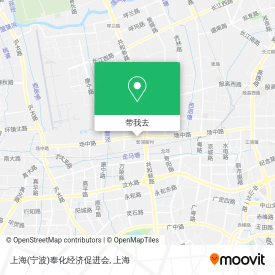 上海(宁波)奉化经济促进会地图