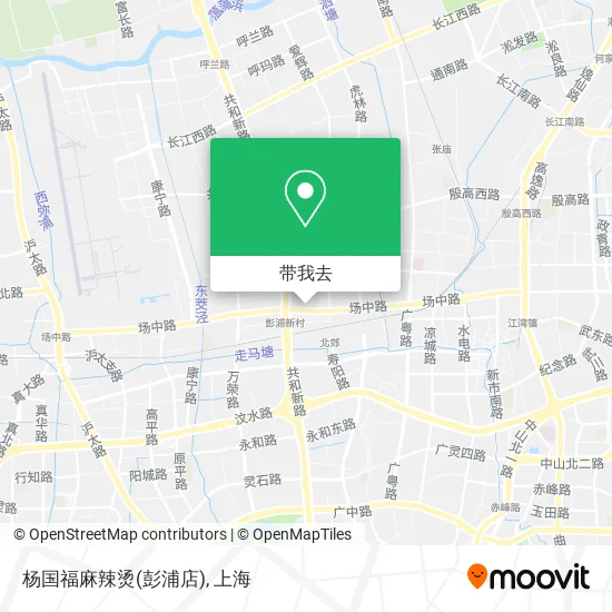 杨国福麻辣烫(彭浦店)地图