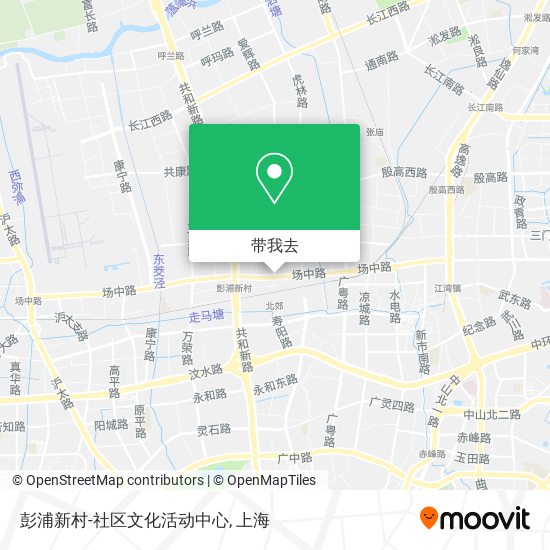 彭浦新村-社区文化活动中心地图