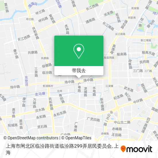 上海市闸北区临汾路街道临汾路299弄居民委员会地图