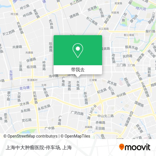 上海中大肿瘤医院-停车场地图