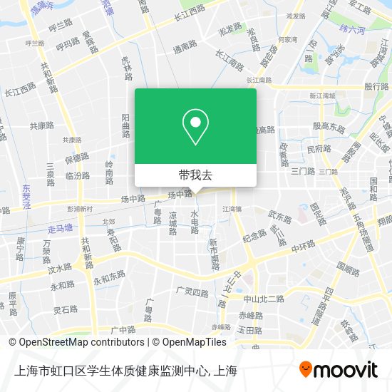 上海市虹口区学生体质健康监测中心地图
