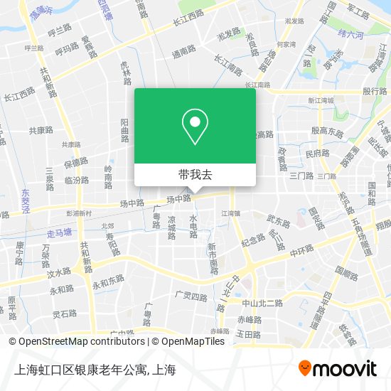 上海虹口区银康老年公寓地图