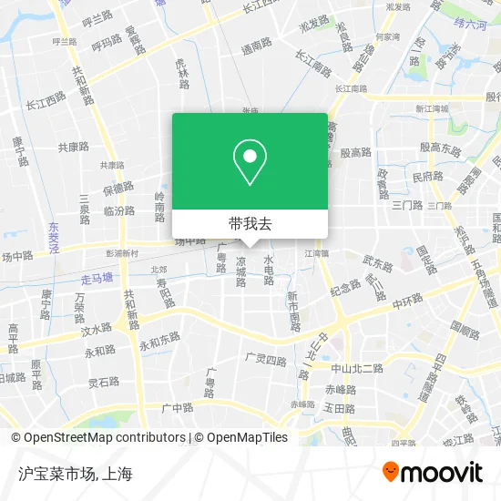 沪宝菜市场地图