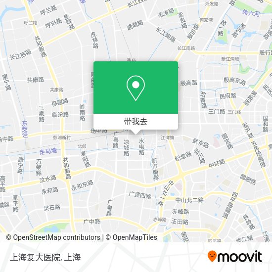 上海复大医院地图