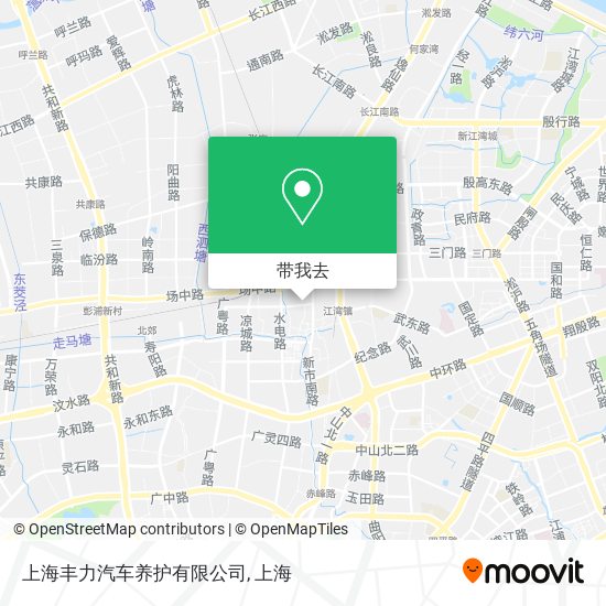 上海丰力汽车养护有限公司地图