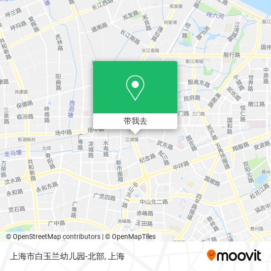 上海市白玉兰幼儿园-北部地图