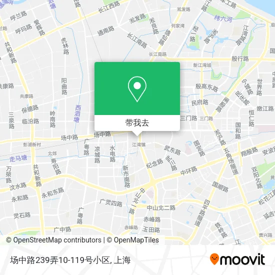 场中路239弄10-119号小区地图