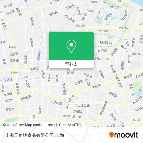 上海三角地食品有限公司地图