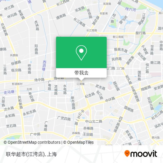 联华超市(江湾店)地图